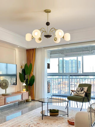 Lira Contemporary Metal Chandelier