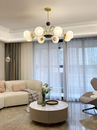 Lira Contemporary Metal Chandelier