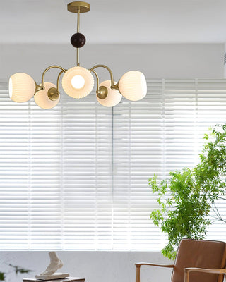 Lira Contemporary Metal Chandelier