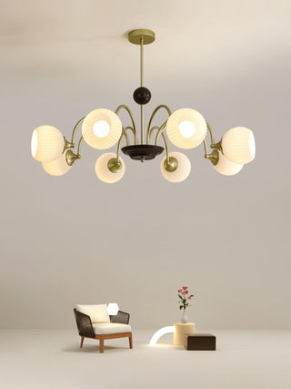 Lira Contemporary Metal Chandelier