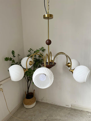 Lira Contemporary Metal Chandelier