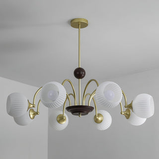 Lira Contemporary Metal Chandelier