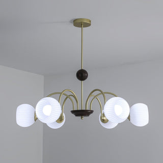 Lira Contemporary Metal Chandelier