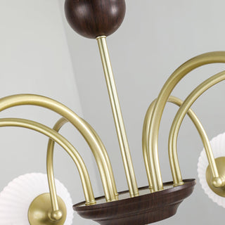 Lira Contemporary Metal Chandelier