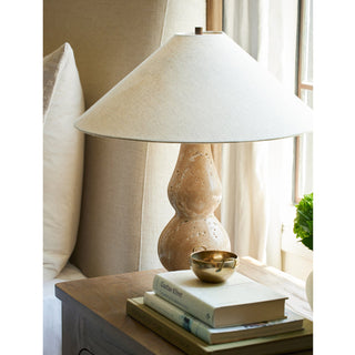 Ivy Curved Wooden Table Lamp