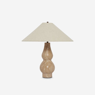 Ivy Curved Wooden Table Lamp