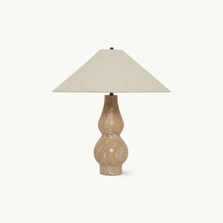 Ivy Curved Wooden Table Lamp