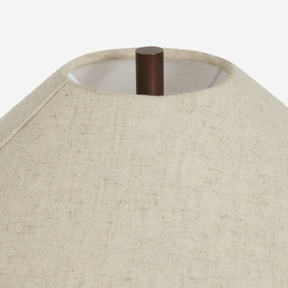 Ivy Curved Wooden Table Lamp