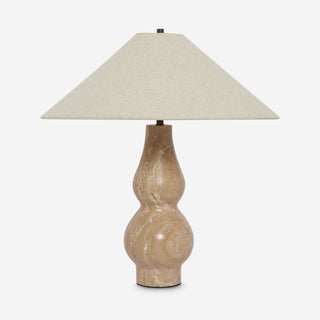 Ivy Curved Wooden Table Lamp
