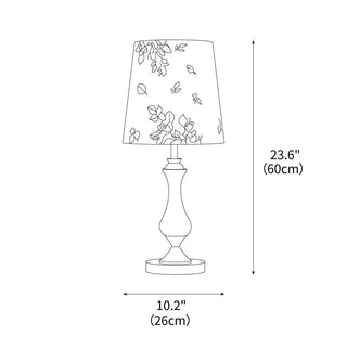 Seraphina Vintage Wood Table Light