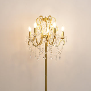 Seraphina Luxury Crystal Floor Light