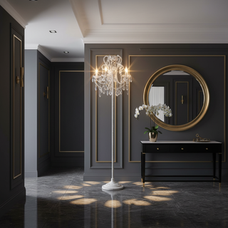 Seraphina Luxury Crystal Floor Light