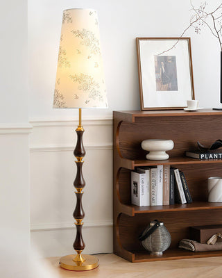 Seraphina Contemporary Wood Floor Light
