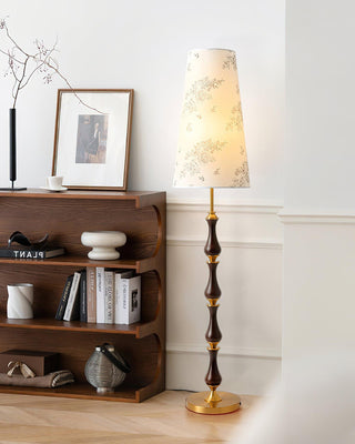 Seraphina Contemporary Wood Floor Light
