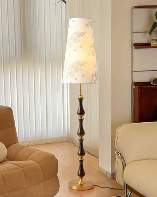 Seraphina Contemporary Wood Floor Light