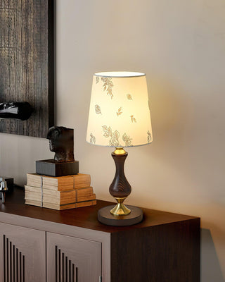 Seraphina Vintage Wood Table Light
