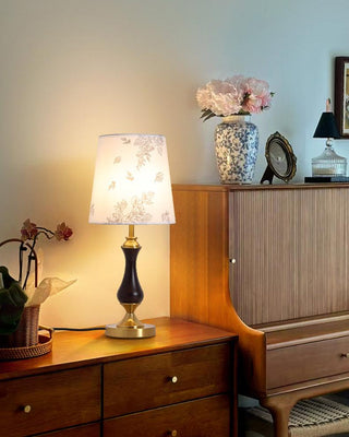 Seraphina Vintage Wood Table Light