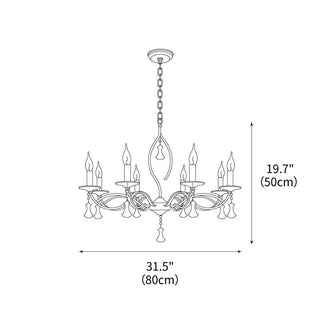 Allure Classic Iron Chandelier