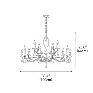 Allure Classic Iron Chandelier
