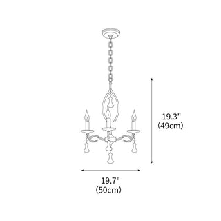Allure Classic Iron Chandelier