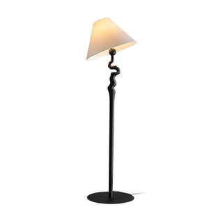 Spiralis Organic Wood Floor Lamp