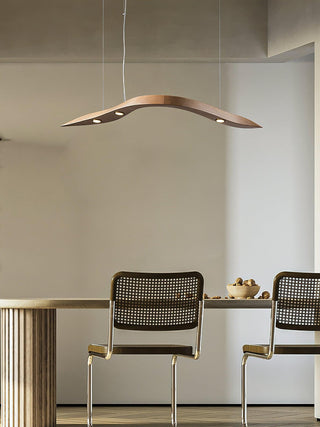 Rhythm Contemporary Wood Chandelier