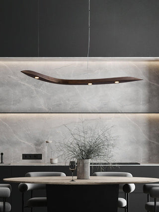 Rhythm Contemporary Wood Chandelier