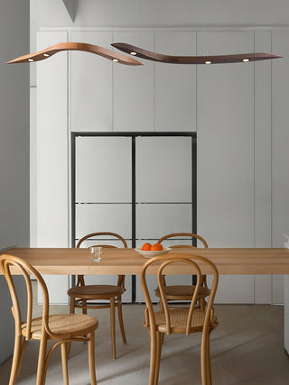 Rhythm Contemporary Wood Chandelier