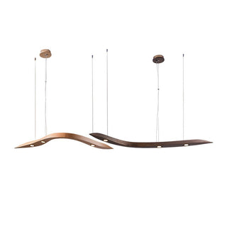 Rhythm Contemporary Wood Chandelier