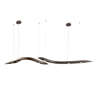 Rhythm Contemporary Wood Chandelier