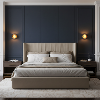 Shadow Ring Contemporary Glass Wall Light