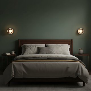 Shadow Ring Contemporary Glass Wall Light