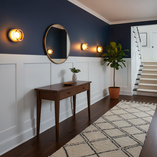 Shadow Ring Contemporary Glass Wall Light