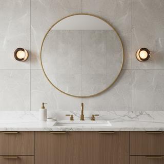 Shadow Ring Contemporary Glass Wall Light