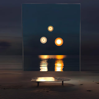 Shadow Ring Contemporary Glass Wall Light