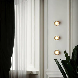 Shadow Ring Contemporary Glass Wall Light