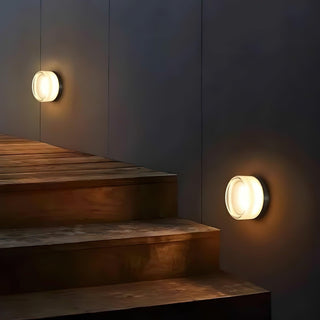 Shadow Ring Contemporary Glass Wall Light