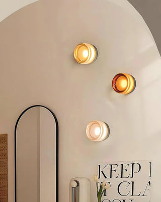 Shadow Ring Contemporary Glass Wall Light