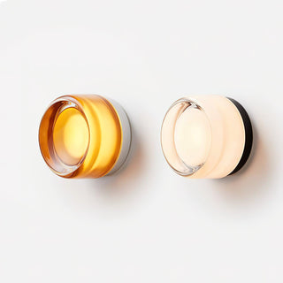 Shadow Ring Contemporary Glass Wall Light