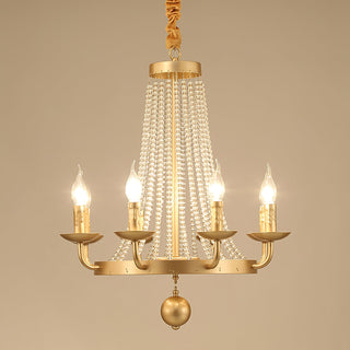 Shan 12-Light Gold Crystal Chandelier