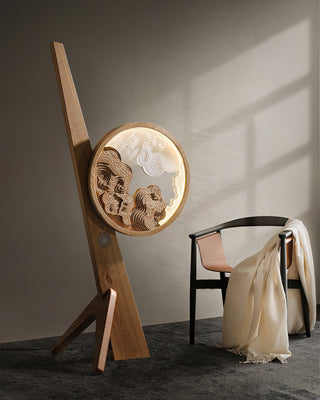 Vista Modern Wood Floor Lamp