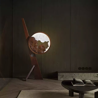 Vista Modern Wood Floor Lamp