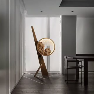 Vista Modern Wood Floor Lamp