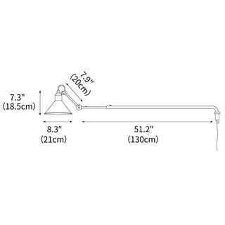 Versa Modern Iron Wall Light