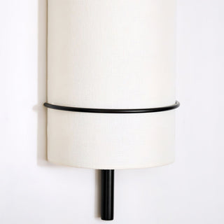 Shaw Modern Linen Fabric Wall Sconce