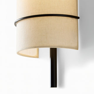 Shaw Modern Linen Fabric Wall Sconce