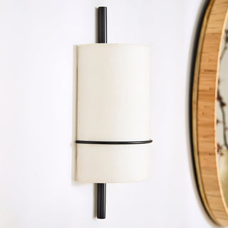 Shaw Modern Linen Fabric Wall Sconce