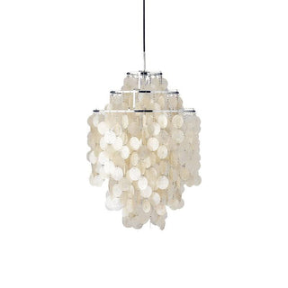 Aqua Veil Coastal Shell Chandelier