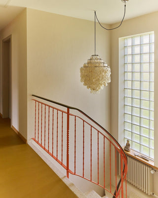 Aqua Veil Coastal Shell Chandelier