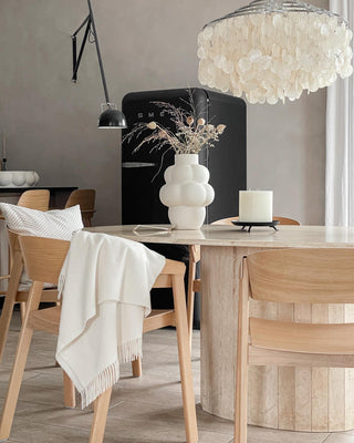 Aqua Veil Coastal Shell Chandelier